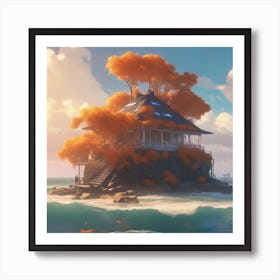 Island In The Sky Art Print