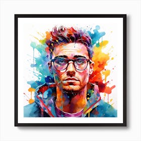 Portrait Of A Young Man Art Print