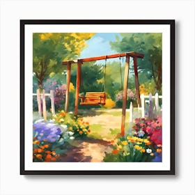 Summer Garden Art Print