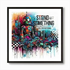 Stand For Something Fall For Nothing 1 Art Print