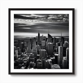 New York City Skyline 24 Art Print