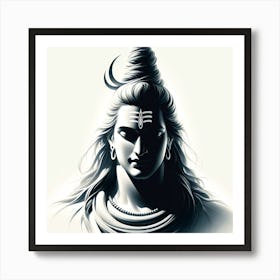 Lord Shiva 8 1 Art Print