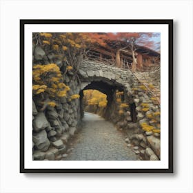 Autumn In The Mountains Art Print