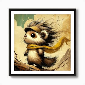 Little Squirrel Art Print