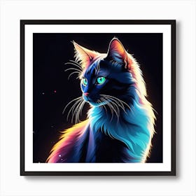 Cat kitty Art Print