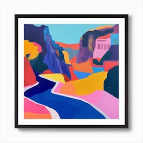 Abstract Travel Collection Monaco 3 Art Print