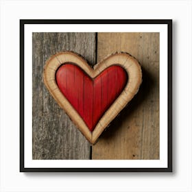 Heart Of Wood Art Print