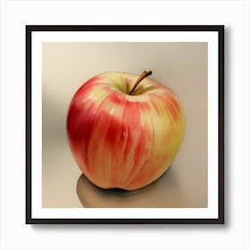 Red Apple Art Art Print