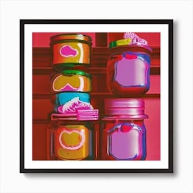 Jars Of Sweets Art Print
