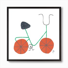 Bike 7 Square Art Print