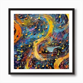 Music Notes 11 Art Print