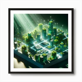 Futuristic Cityscape 26 Art Print