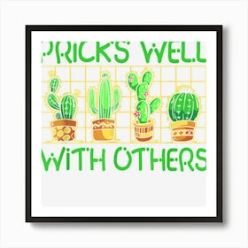 Garden Succulent Gardener Cactus Gardening Art Print