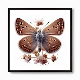 Butterfly of Thymelicus sylvestris 5 Art Print