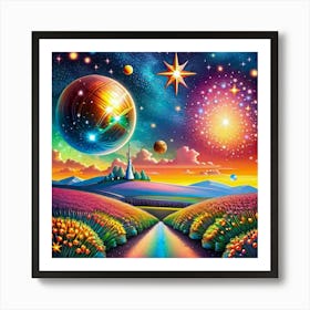 Intergalactic Starshine Art Print