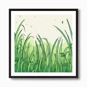 Green Grass 38 Art Print