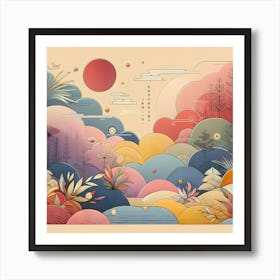 Asian Landscape 37 Art Print