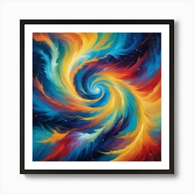 Swirl Vortex Art Print