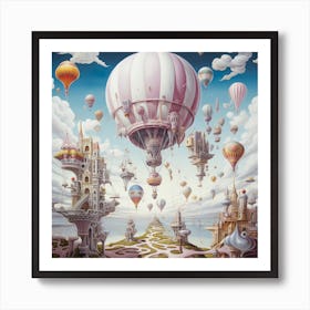 'Flight Of The Balloons' Art Print