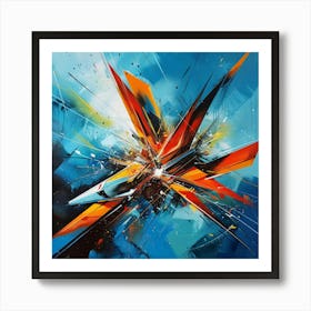 Abstract Painting 1793 Art Print