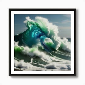 Ocean Wave 1 Art Print