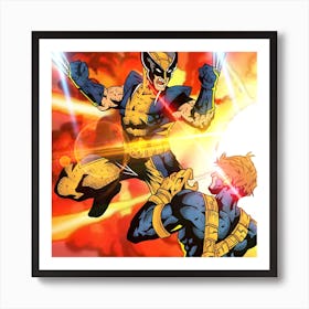 Wolverine And X-Men Art Print