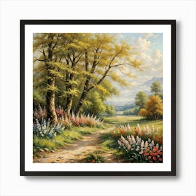 Path Through The Woods Art Print