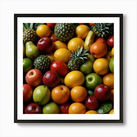 Bunch Of Fruit Art Print