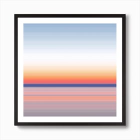 Pastel Sunrise. Art Print