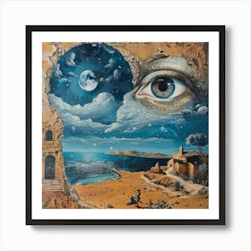 Eye Of The Moon Art Print