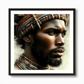 Portrait Artwork 124 Art Print