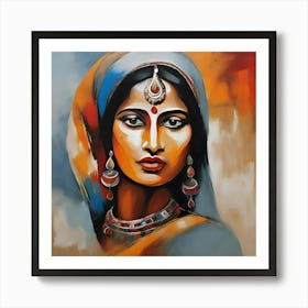 Indian Woman Art Print