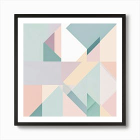 Abstract Geometric Pattern 38 Art Print