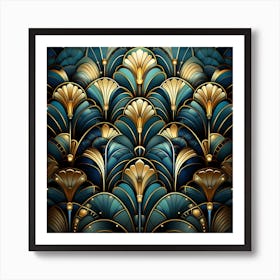 Deco Wallpaper 1 Art Print