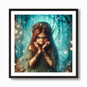 Grumpy Fairy Art Print