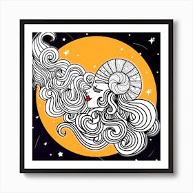 Gypsy woman  Art Print