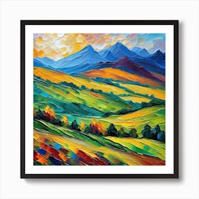 Landscape Painting 167 Art Print