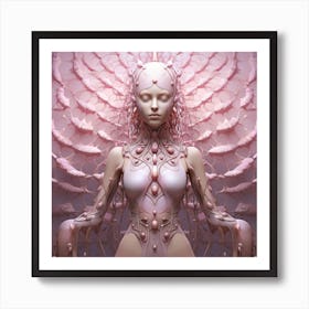 ROSE QUARTZ AT PEACE Art Print