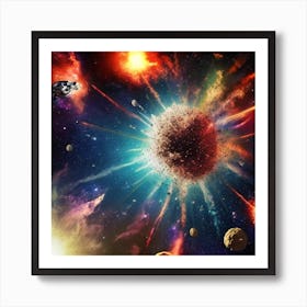 Nebula (Design 1) Art Print