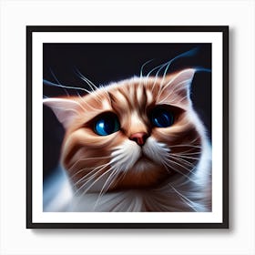 Cat Portrait Art Print