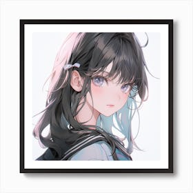 Anime Girl 20 Art Print