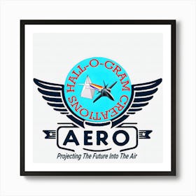 Hall-O-Gram Creations Aero Logo ~Reimagined 3 Art Print