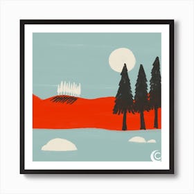 River (Contrasti Pt 1) Art Print