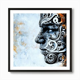 Eclipse Watching - Lunar Ink Art Print