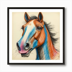 Horse Head 1 Art Print