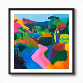 Abstract Travel Collection Solomon Islands 2 Art Print