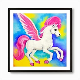 Pegasus Painting Art Print