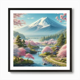 Mt Fuji Art Print