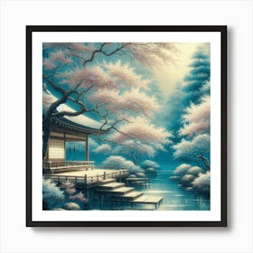 Asian Garden Art Print