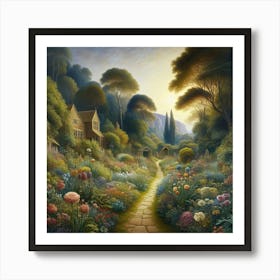 Garden Path 17 Art Print